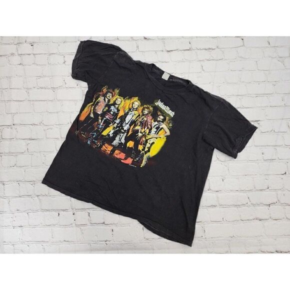 Vintage Other - Vintage 1986 Judas Priest Shirt Turbo Fuel for Life Concert Tour Band Tee Metal